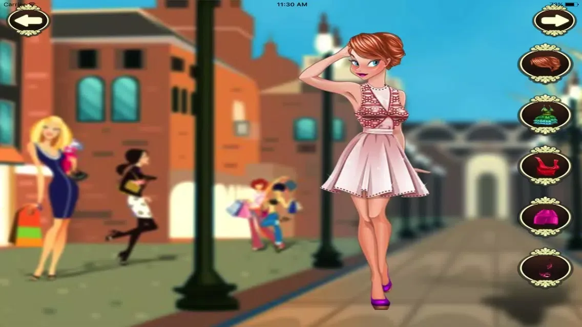 Captures d'écran de Stylish Summer Girl Dress Up