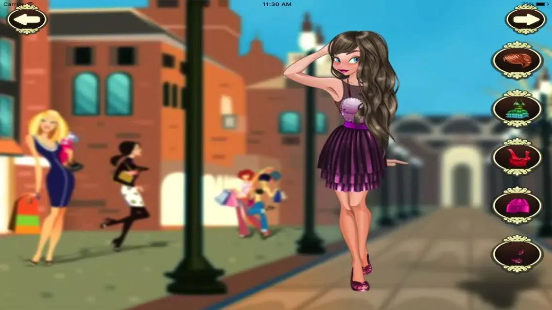 Captures d'écran de Stylish Summer Girl Dress Up