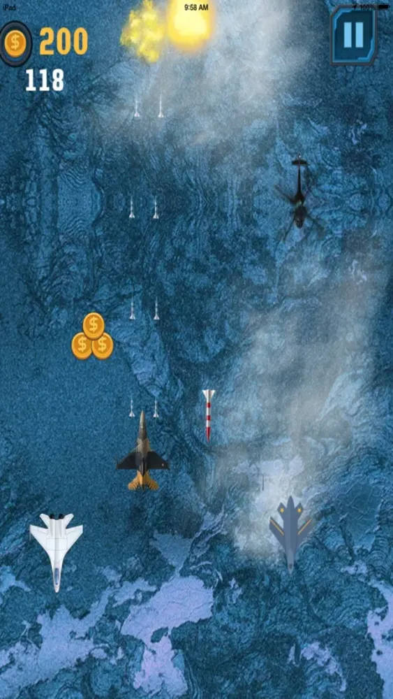 Tangkapan skrin Air Force 3 - Fighter Jet Alpha Combat Chaos