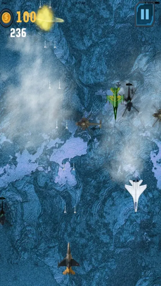 Tangkapan skrin Air Force 3 - Fighter Jet Alpha Combat Chaos