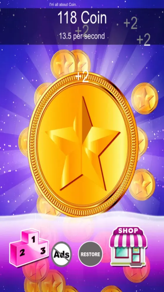 Captures d'écran de Coin Clickers - Tap All Those Bitcoins And Become A Billionaire