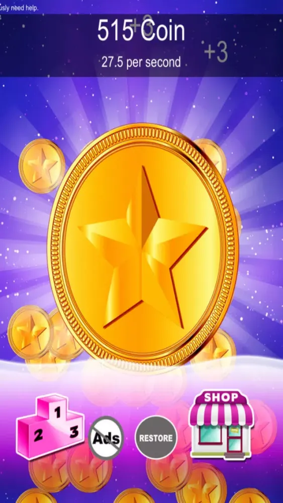 Captures d'écran de Coin Clickers - Tap All Those Bitcoins And Become A Billionaire