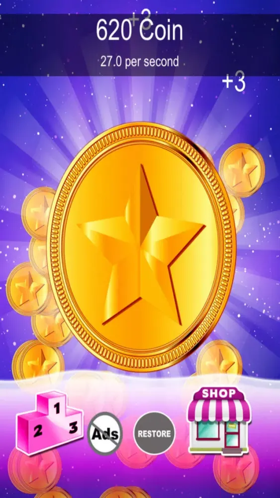 Captures d'écran de Coin Clickers - Tap All Those Bitcoins And Become A Billionaire