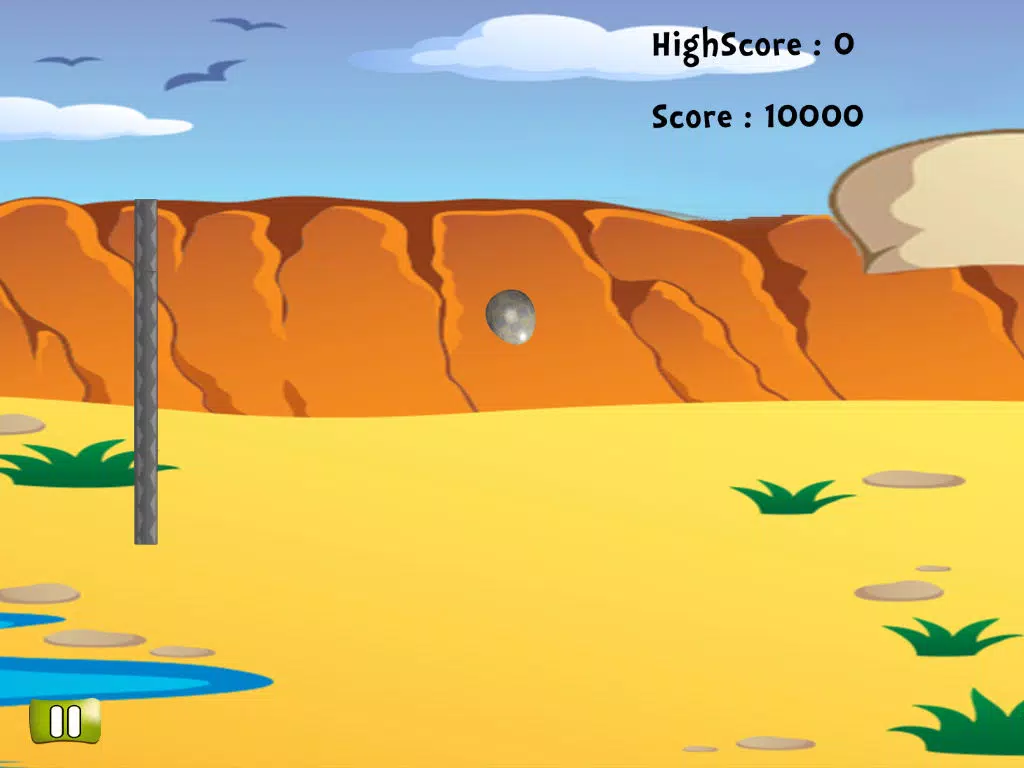 Crocodile Egg - Avoid The Pitfall While Crossing iPad 应用截图