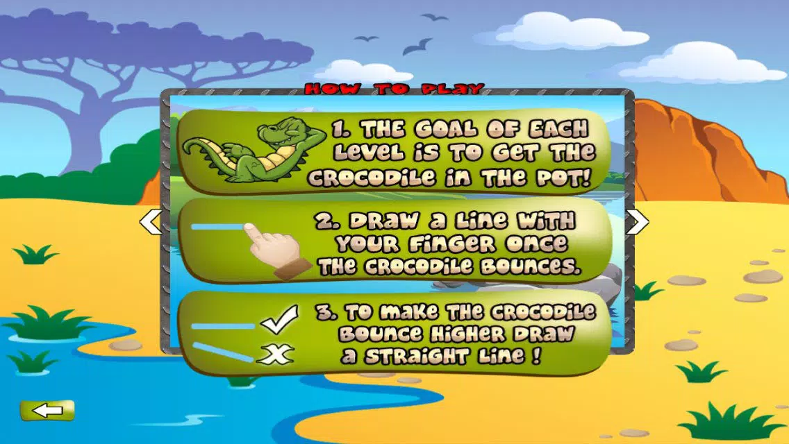 Crocodile Egg - Avoid The Pitfall While Crossing应用截图
