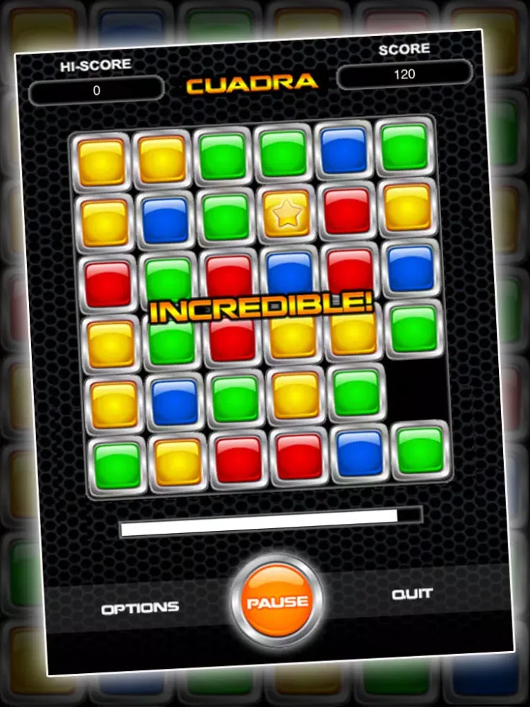 Capturas de tela do Cuadra - Move Around Candy, Jewels and Bubbles of the Same Color! iPad 