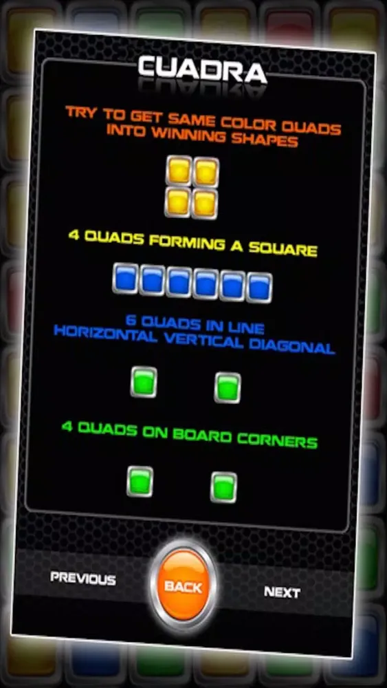 Capturas de tela do Cuadra - Move Around Candy, Jewels and Bubbles of the Same Color!
