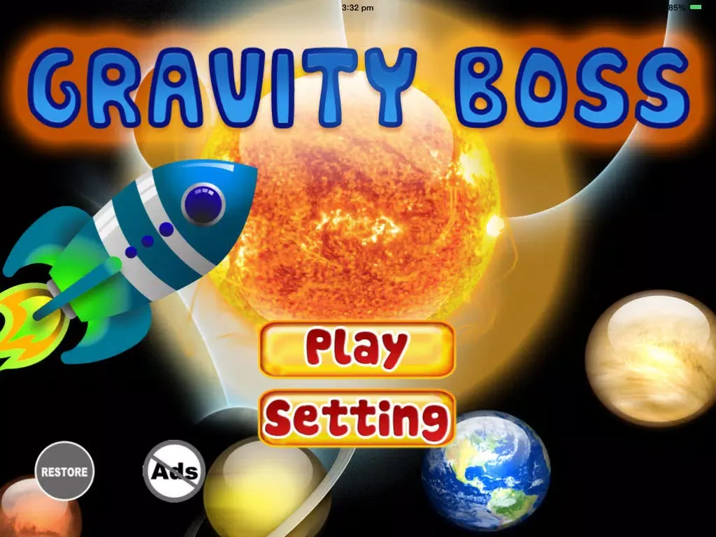 Ảnh chụp màn hình của Gravity Boss - Balance The Astronaut Thru The Galaxy iPad 