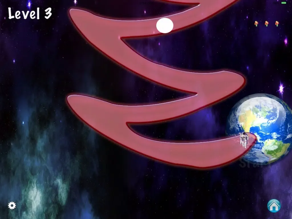 Ảnh chụp màn hình của Gravity Boss - Balance The Astronaut Thru The Galaxy iPad 