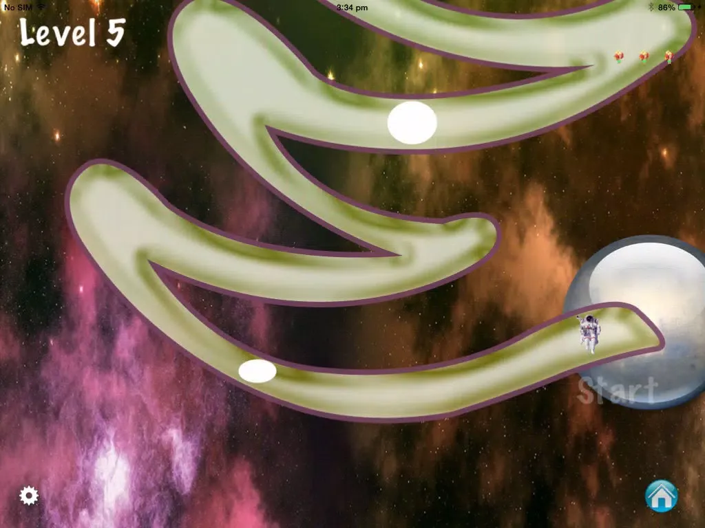 Ảnh chụp màn hình của Gravity Boss - Balance The Astronaut Thru The Galaxy iPad 