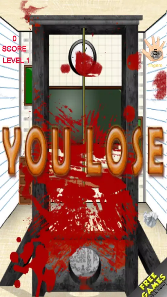 Guillotine - Save Your Finger From Being Cut Off स्क्रीनशॉट
