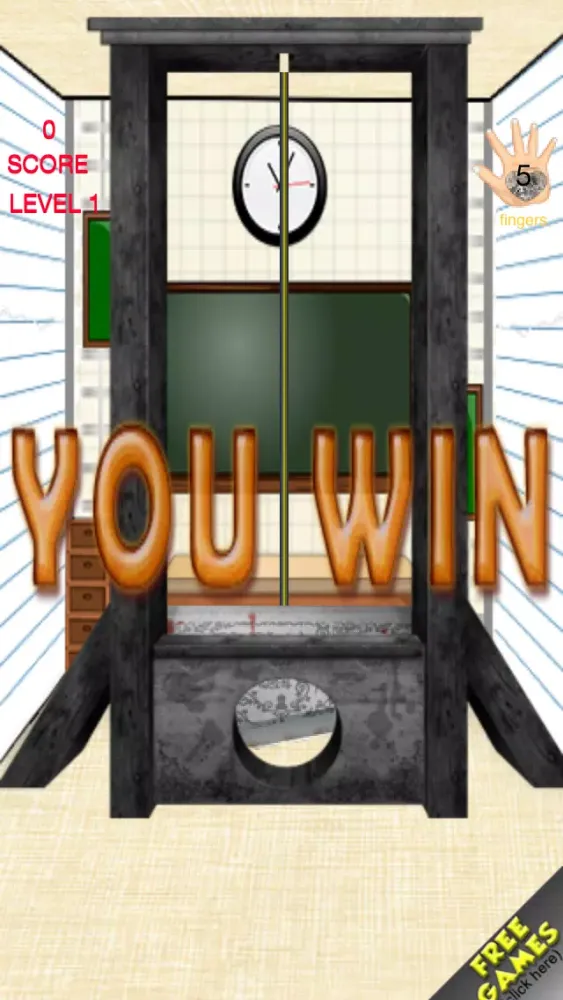 Guillotine - Save Your Finger From Being Cut Off स्क्रीनशॉट