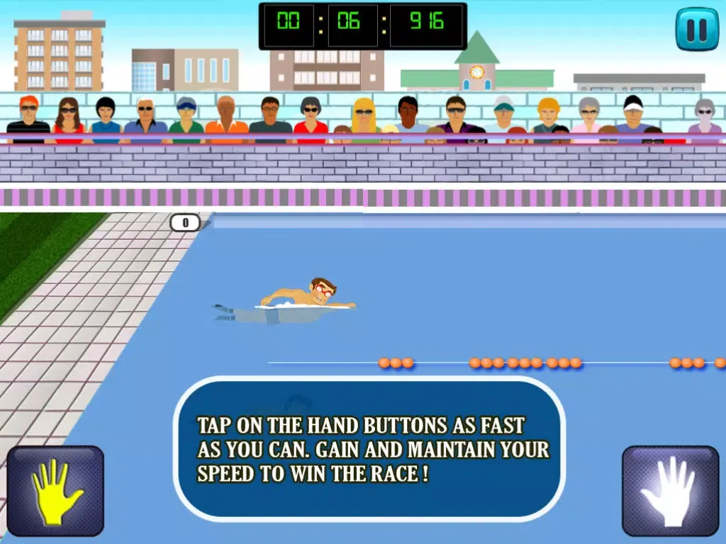 ภาพหน้าจอของ Swimming Hero - Stickman Summer Games iPad 