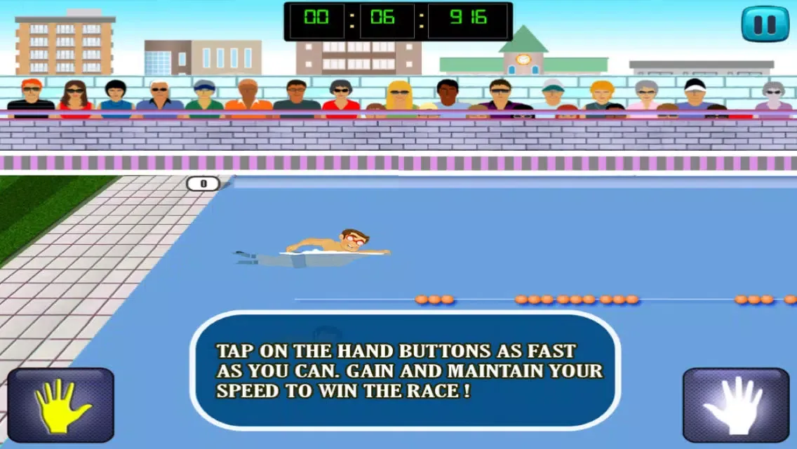 ภาพหน้าจอของ Swimming Hero - Stickman Summer Games