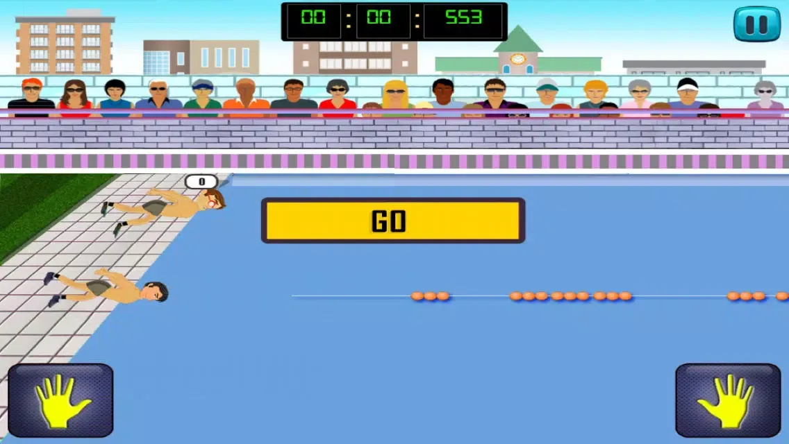 ภาพหน้าจอของ Swimming Hero - Stickman Summer Games