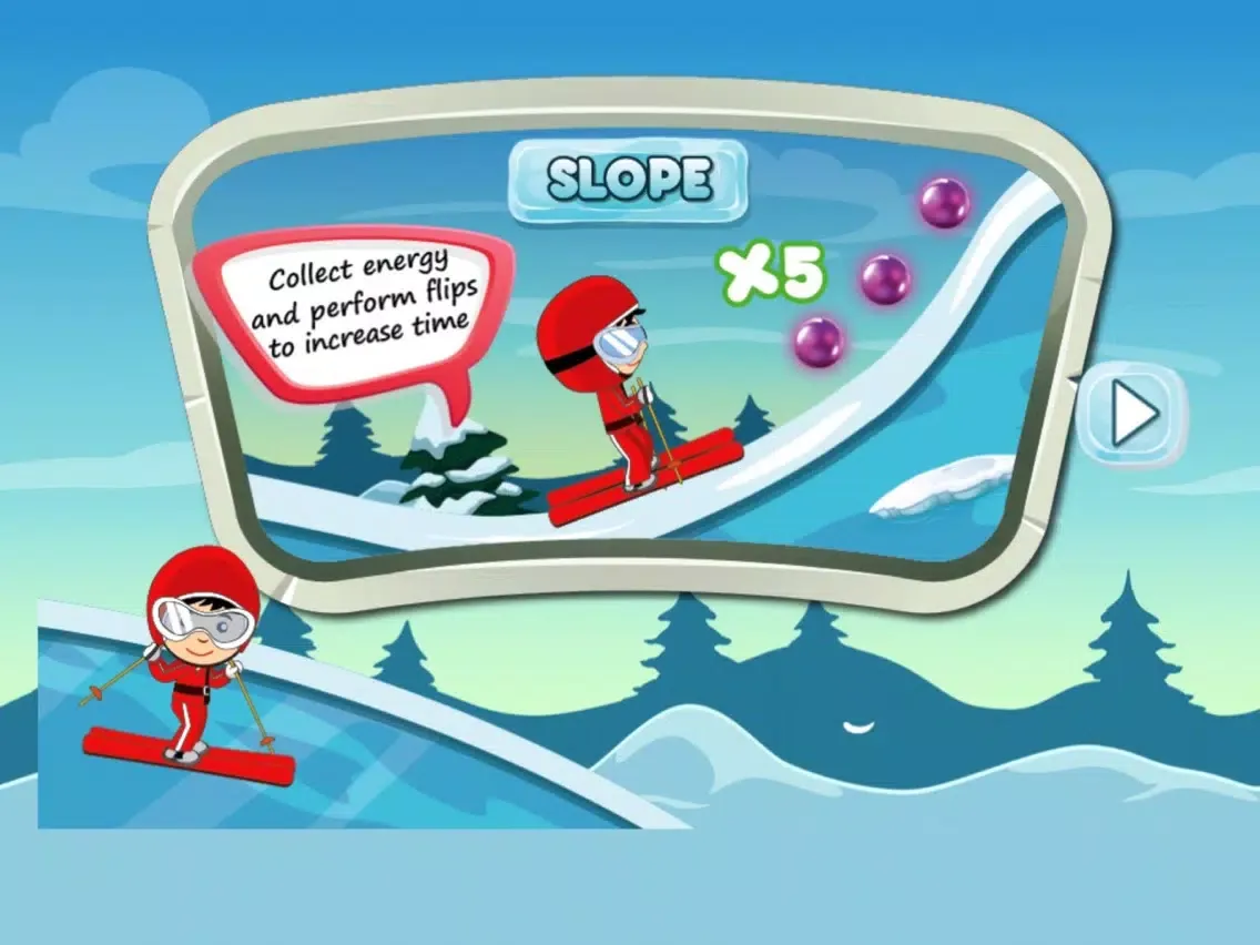 Ski Race - Neon Safari iPad  スクリーンショット