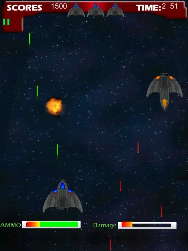 Tangkapan skrin Space Intruders - Attack Outer War Ships iPad 