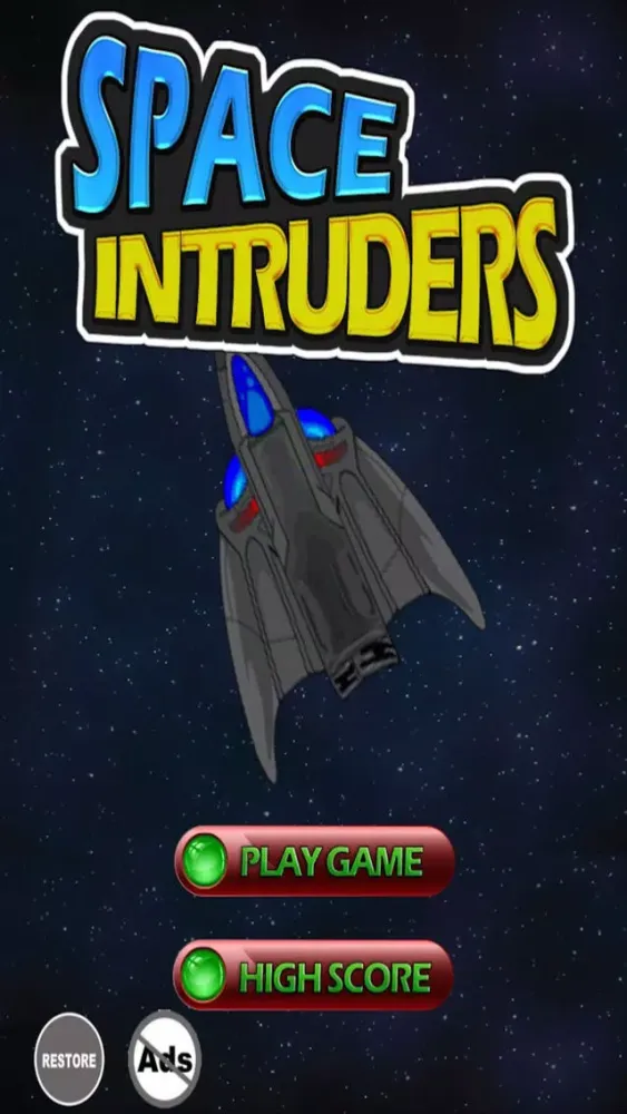 Tangkapan skrin Space Intruders - Attack Outer War Ships