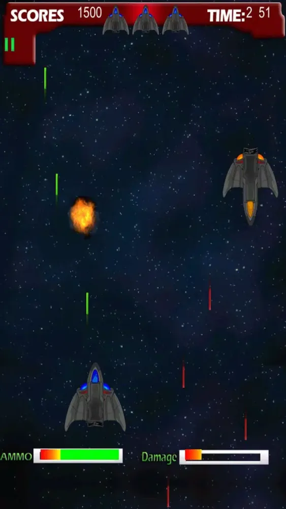 Tangkapan skrin Space Intruders - Attack Outer War Ships