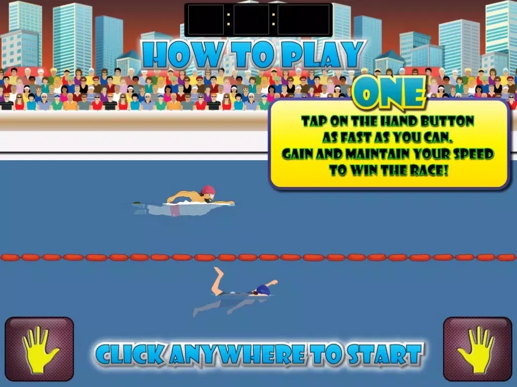 Speed Swimmer - All Star Finger Racing iPad  স্ক্রিনশট