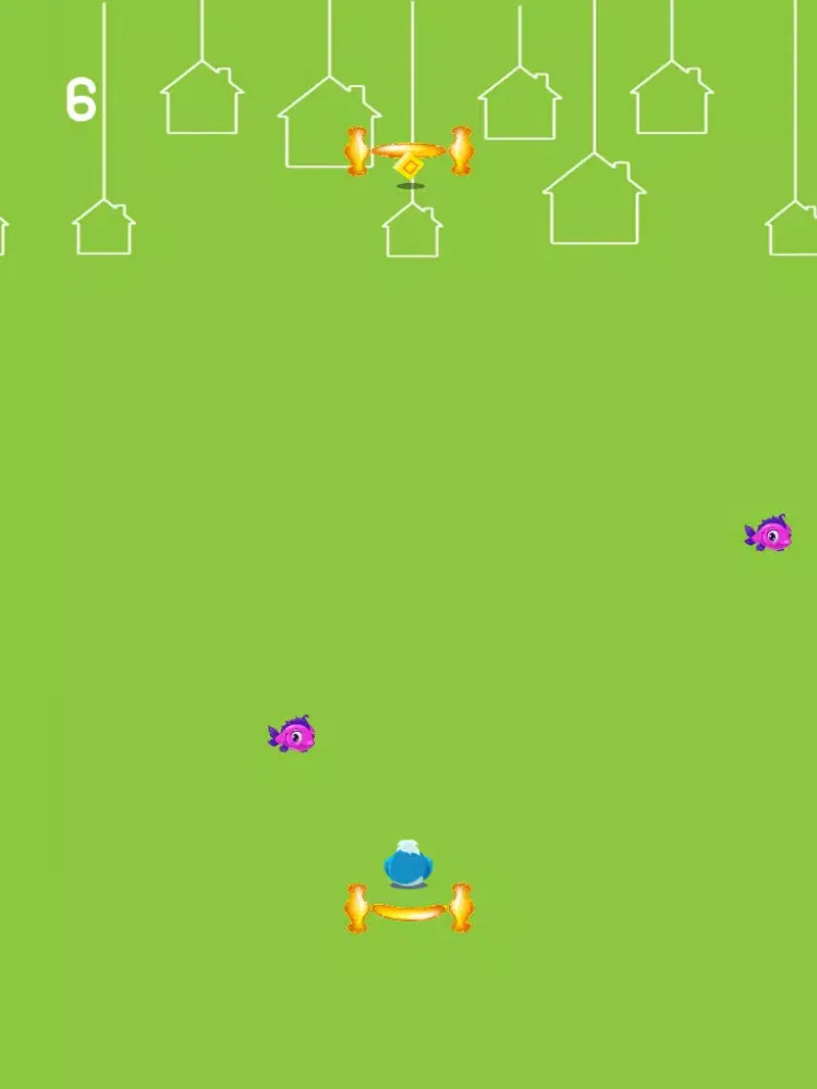 ภาพหน้าจอของ Splishy Pong - Let The Bird Splash Back And Forth iPad 