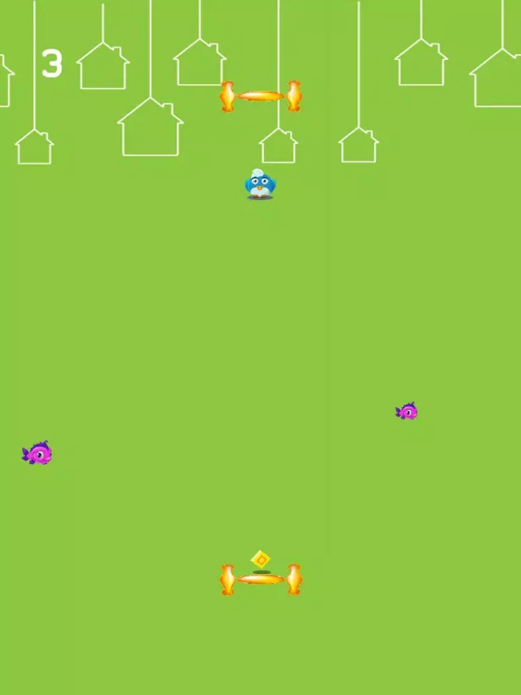 ภาพหน้าจอของ Splishy Pong - Let The Bird Splash Back And Forth iPad 