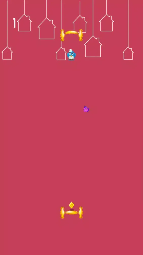 ภาพหน้าจอของ Splishy Pong - Let The Bird Splash Back And Forth