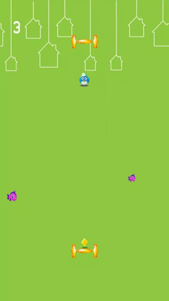 ภาพหน้าจอของ Splishy Pong - Let The Bird Splash Back And Forth
