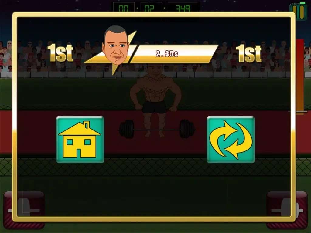 ภาพหน้าจอของ Weight Lifting - Workout, Exercise and Fitness Game iPad 
