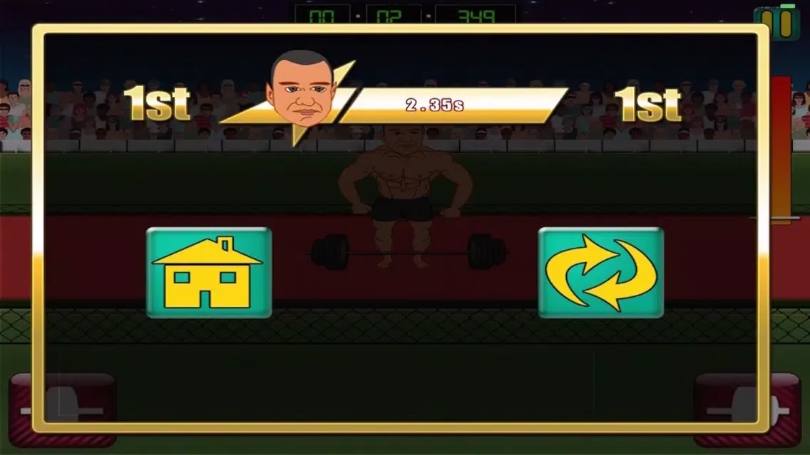 ภาพหน้าจอของ Weight Lifting - Workout, Exercise and Fitness Game
