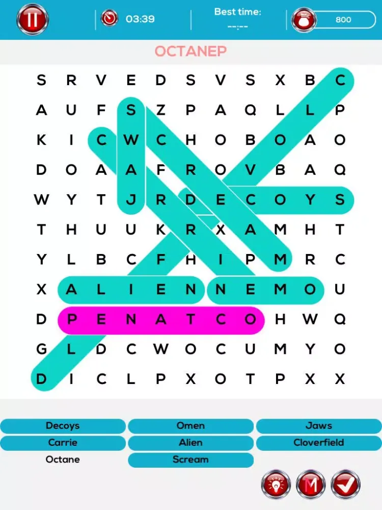 Word Search - Modern Crosswords Puzzle Game iPad 應用截圖
