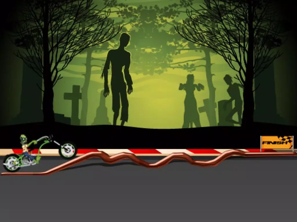 Zombie Racing - Stupid Bike Race Equals Highway Life iPad  स्क्रीनशॉट