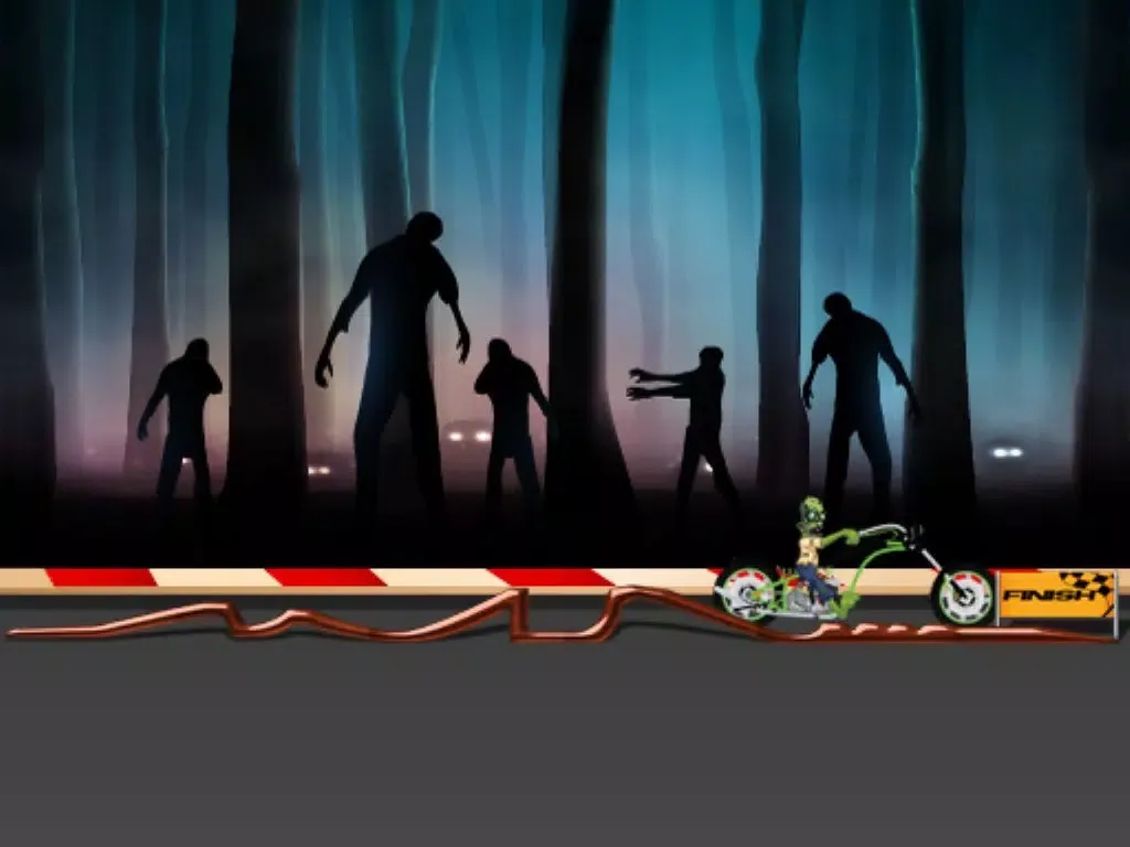 Zombie Racing - Stupid Bike Race Equals Highway Life iPad  स्क्रीनशॉट