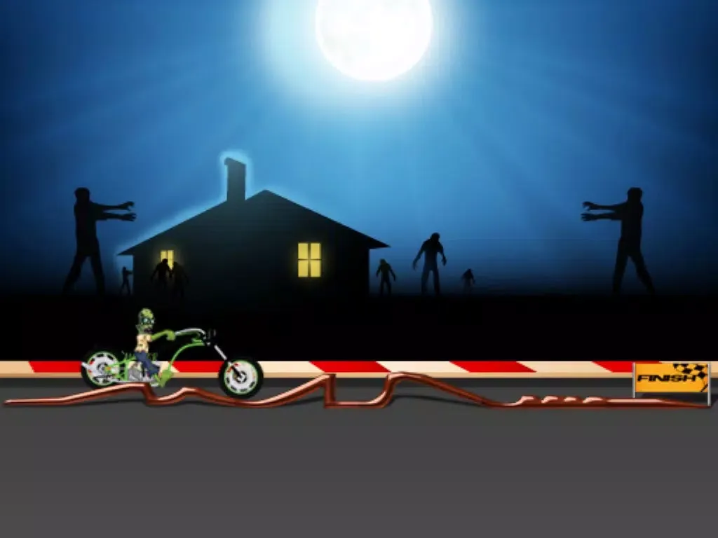 Zombie Racing - Stupid Bike Race Equals Highway Life iPad  स्क्रीनशॉट