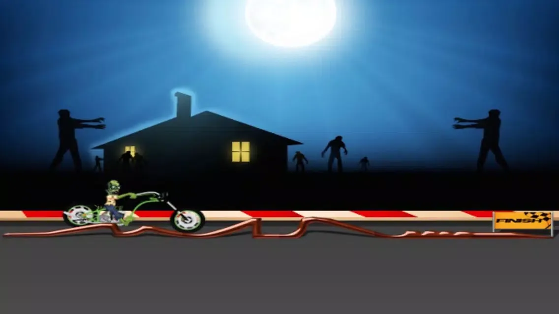 Zombie Racing - Stupid Bike Race Equals Highway Life स्क्रीनशॉट