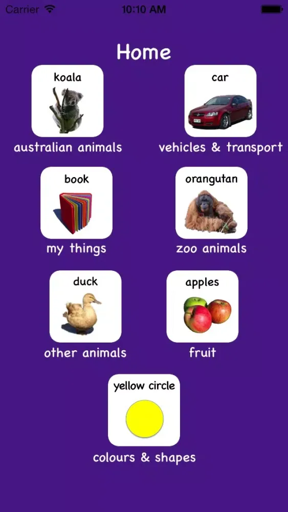 Australian Baby & Toddler Flash Cards Ekran Görüntüleri