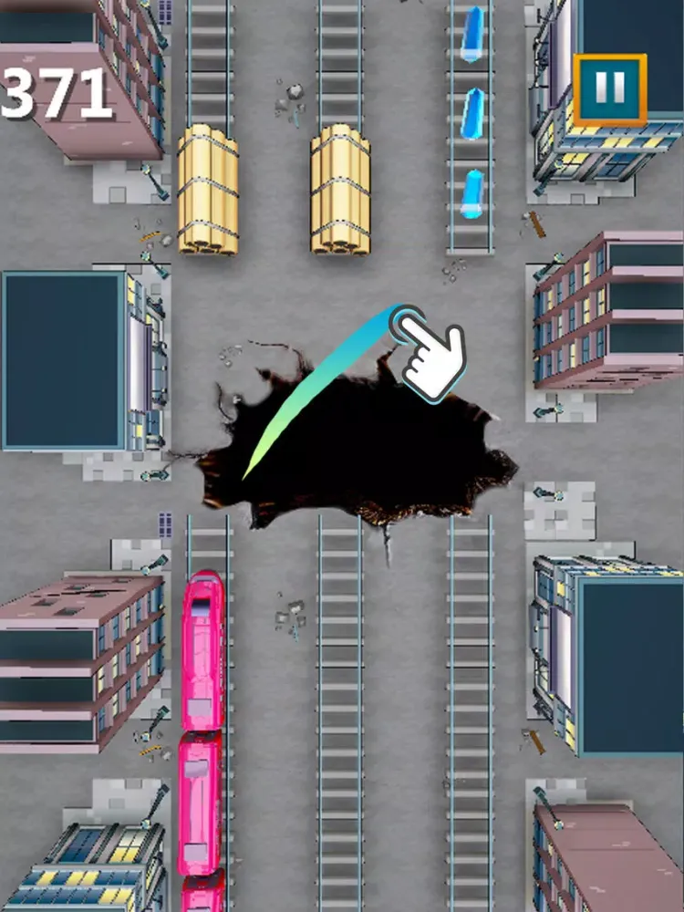 Tangkapan skrin Train Bridge Linker iPad 