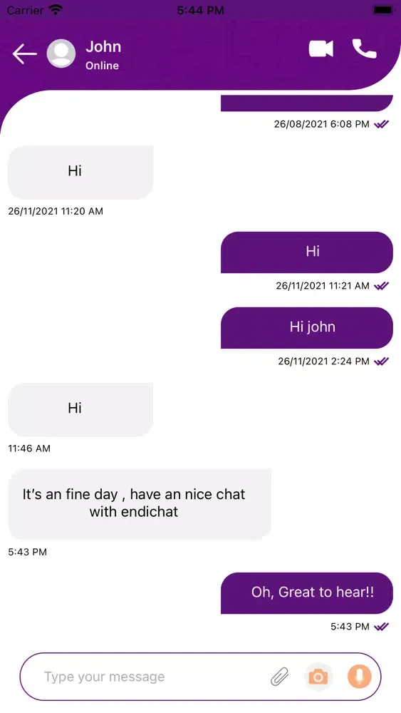 Endi Chat Social Platform应用截图