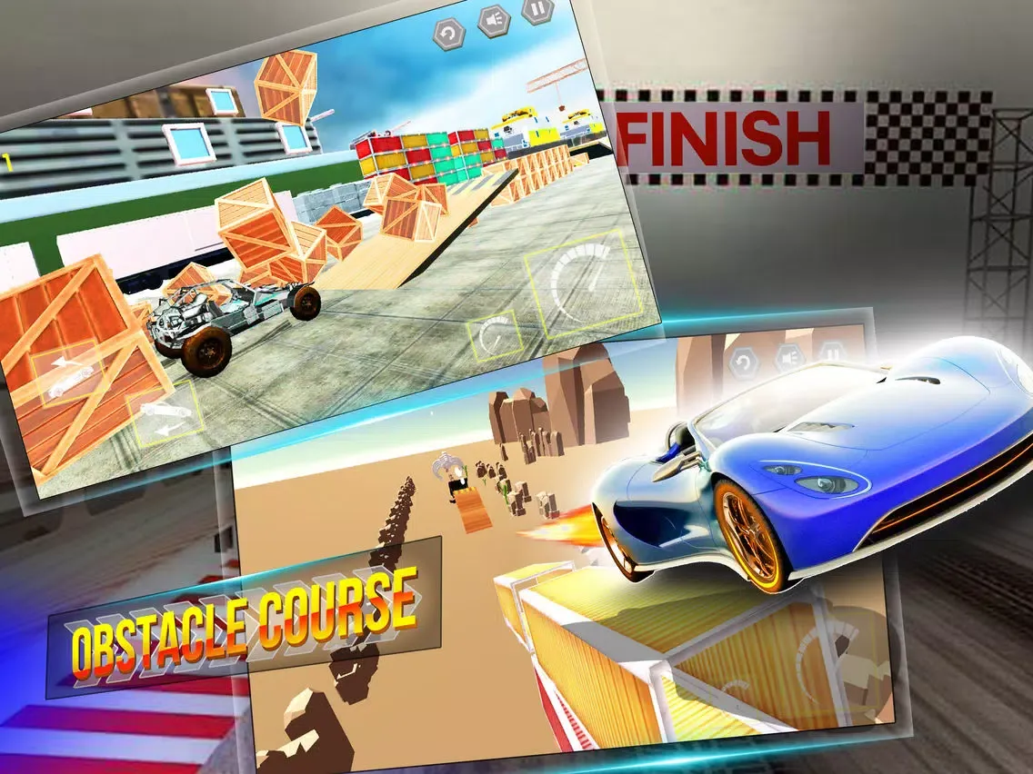 تصاویر Flip Car Race iPad 