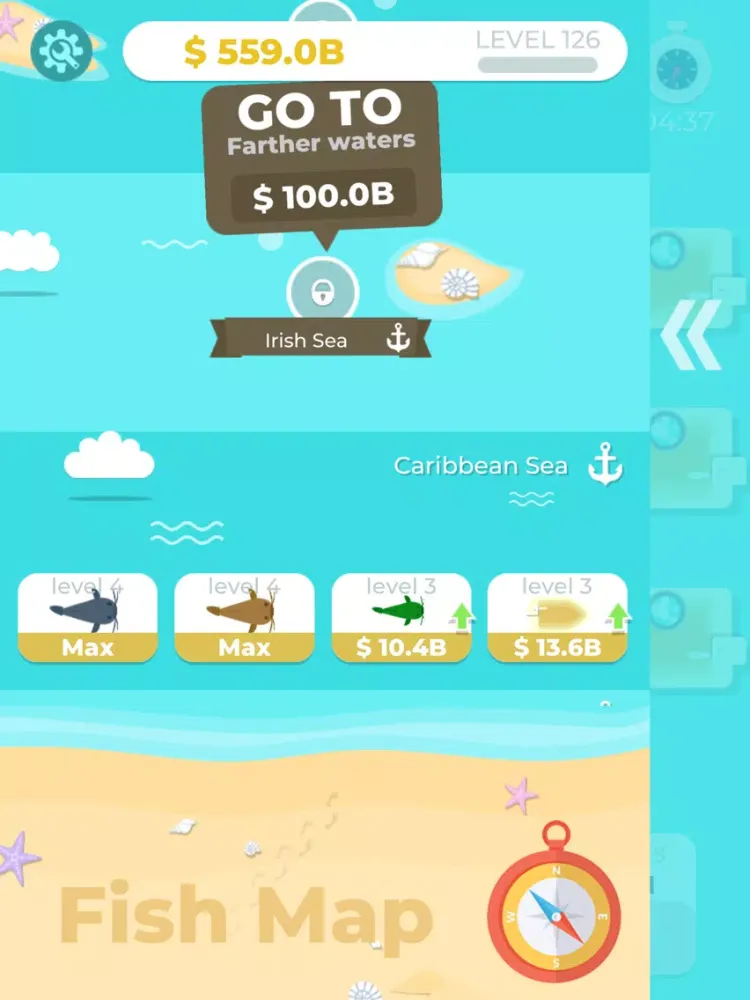 Capturas de pantalla de Idle Fishing Tycoon iPad 
