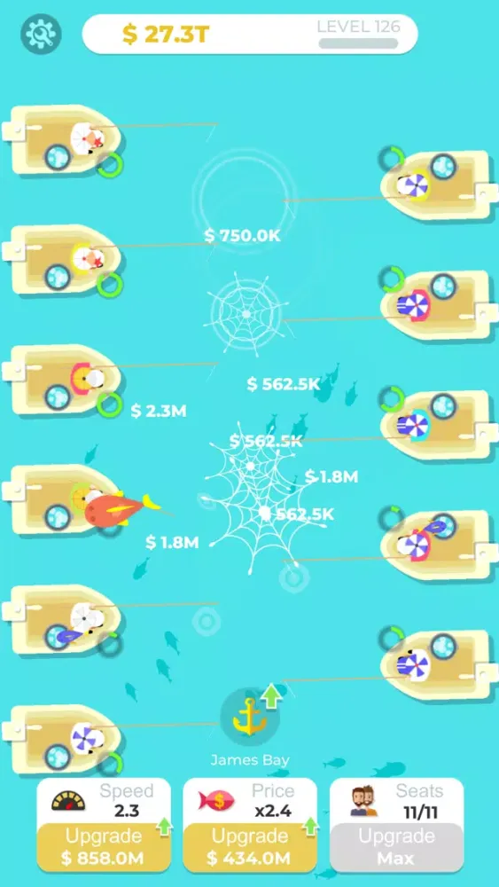 Capturas de pantalla de Idle Fishing Tycoon