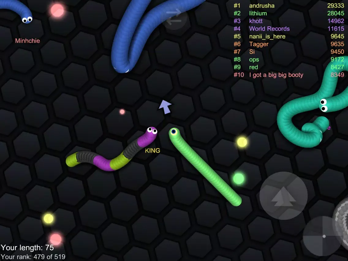 Screenshot di Snaker Dash -Color Snake Dance iPad 