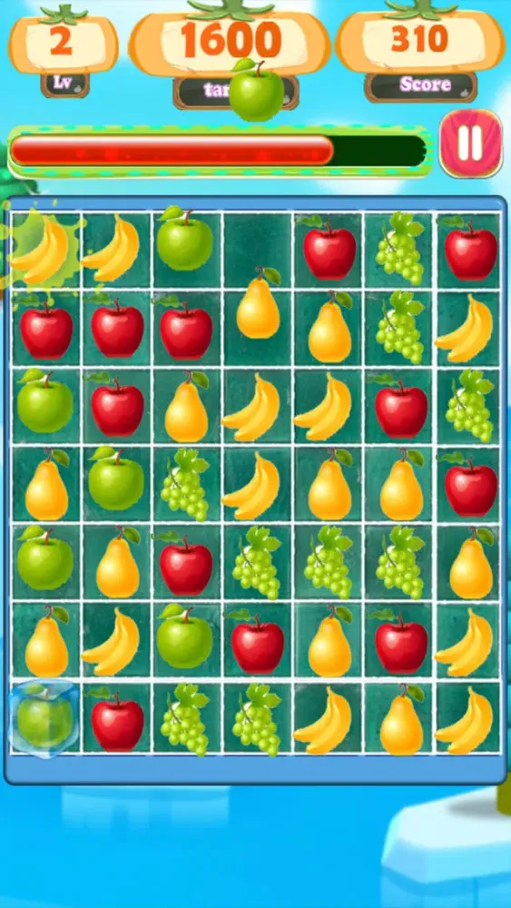 Tangkapan layar Fruit Pop Crush Plus 2018