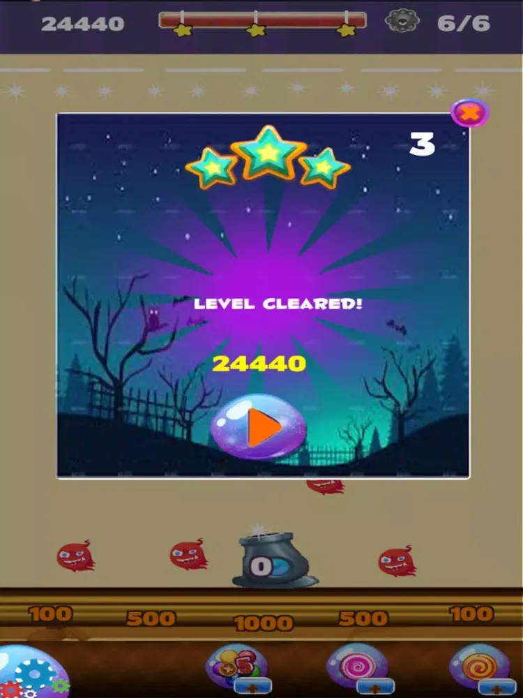 Capturas de pantalla de Bubble Halloween Shooter Plus iPad 