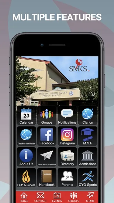 Capturas de pantalla de St. Maximilian Kolbe School