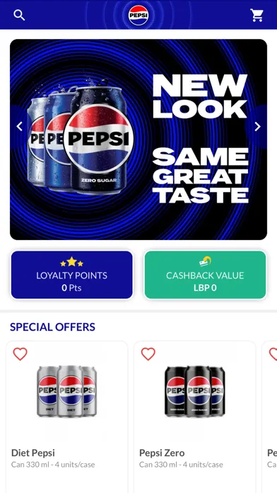 Captures d'écran de Pepsi Lebanon