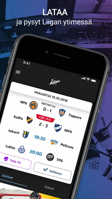 Capturas de pantalla de Liiga