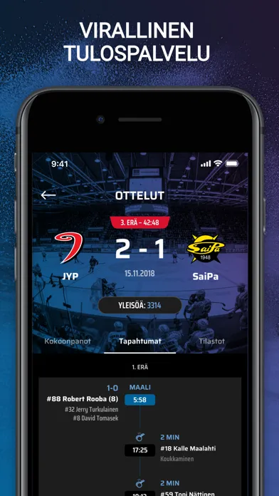 Capturas de pantalla de Liiga