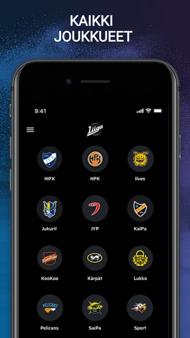 Capturas de pantalla de Liiga