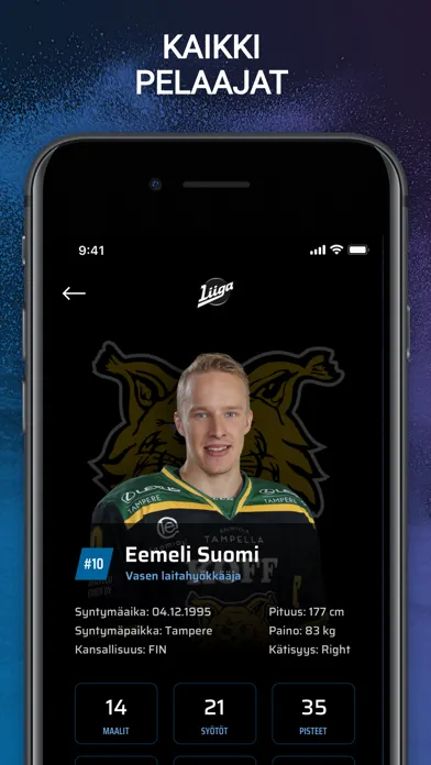 Capturas de pantalla de Liiga
